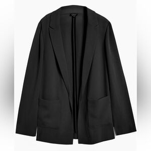 Topshop Chuck On Blazer - Black
